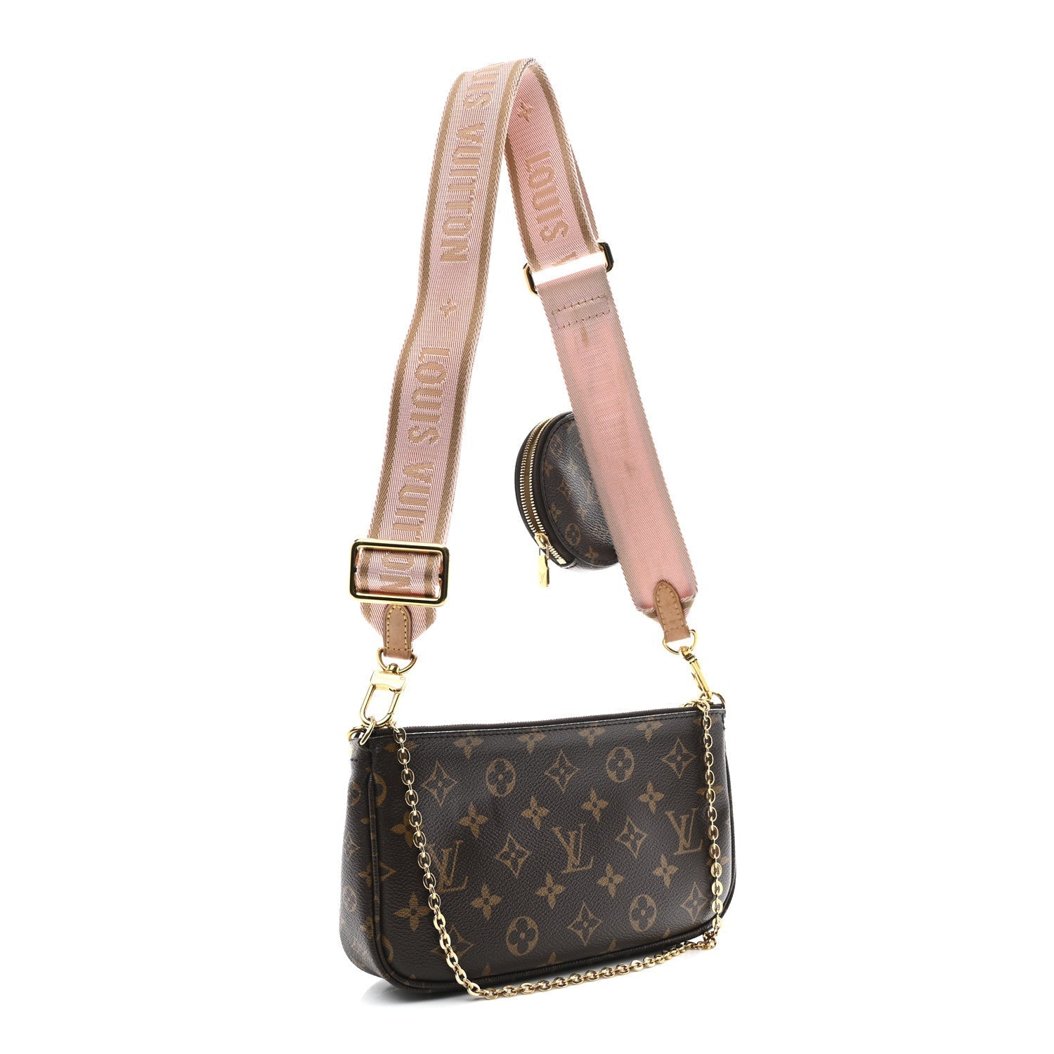 Monogram Multi Pochette Accessories Rose Clair