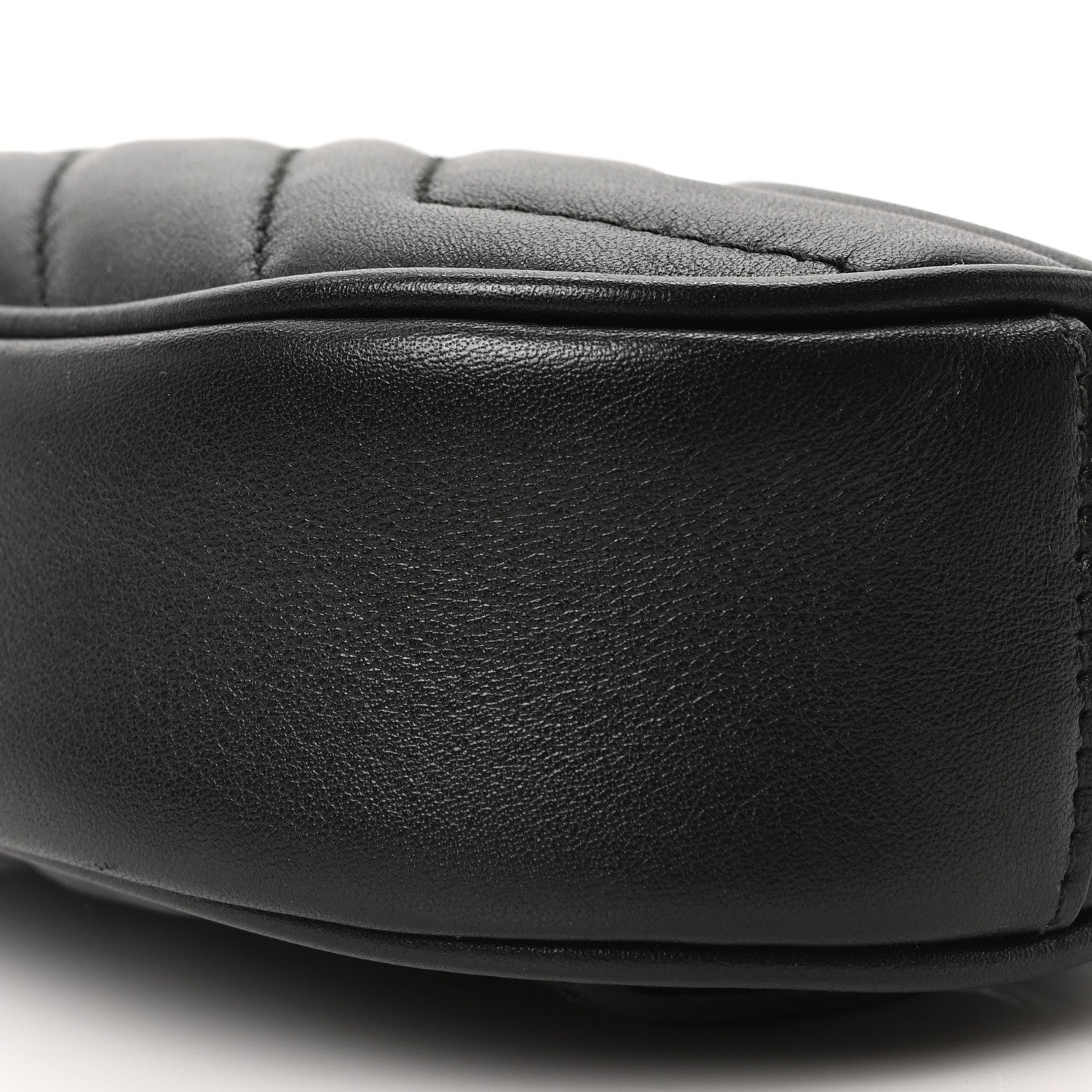 Calfskin Matelasse GG Marmont Belt Bag 95 38 Black
