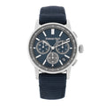 Stainless Steel Fabric 41mm Code 11.59 Automatic Watch Blue 26393ST.OO.A348KB.01