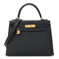 Epsom Kelly Sellier 28 Bleu Indigo