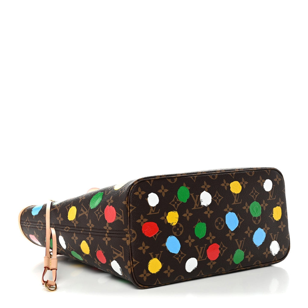 LV X YK Monogram Dots Neverfull MM