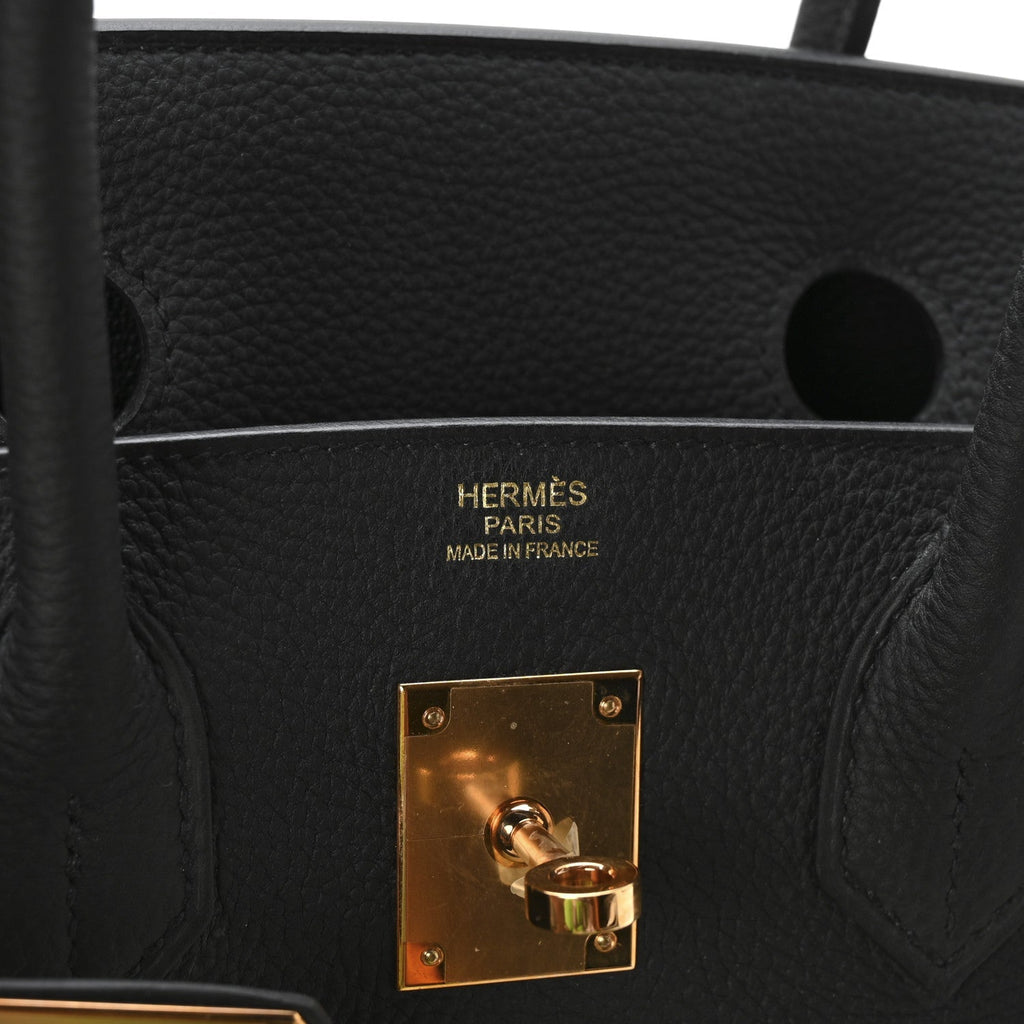 Togo Birkin 30 Black