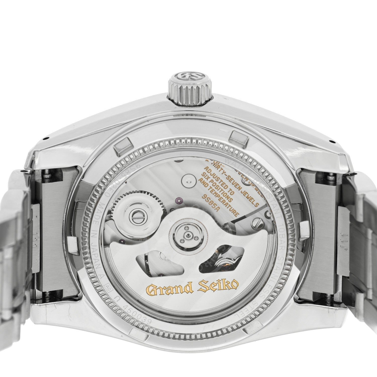 Stainless Steel 38mm Heritage Collection Automatic Watch Blue SBGH347G