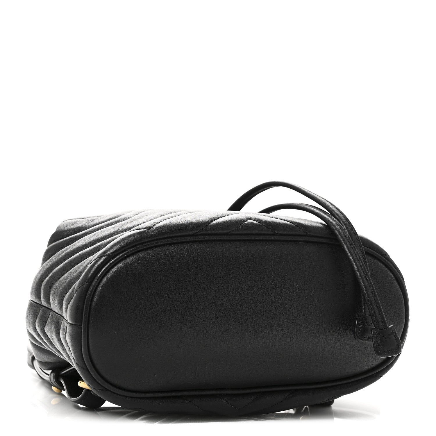 Calfskin Matelasse GG Marmont Flap Backpack Black