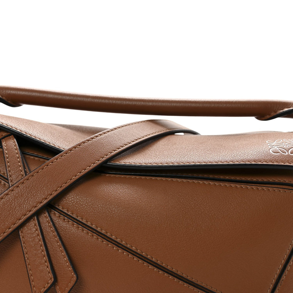 Calfskin Small Puzzle Bag Tan