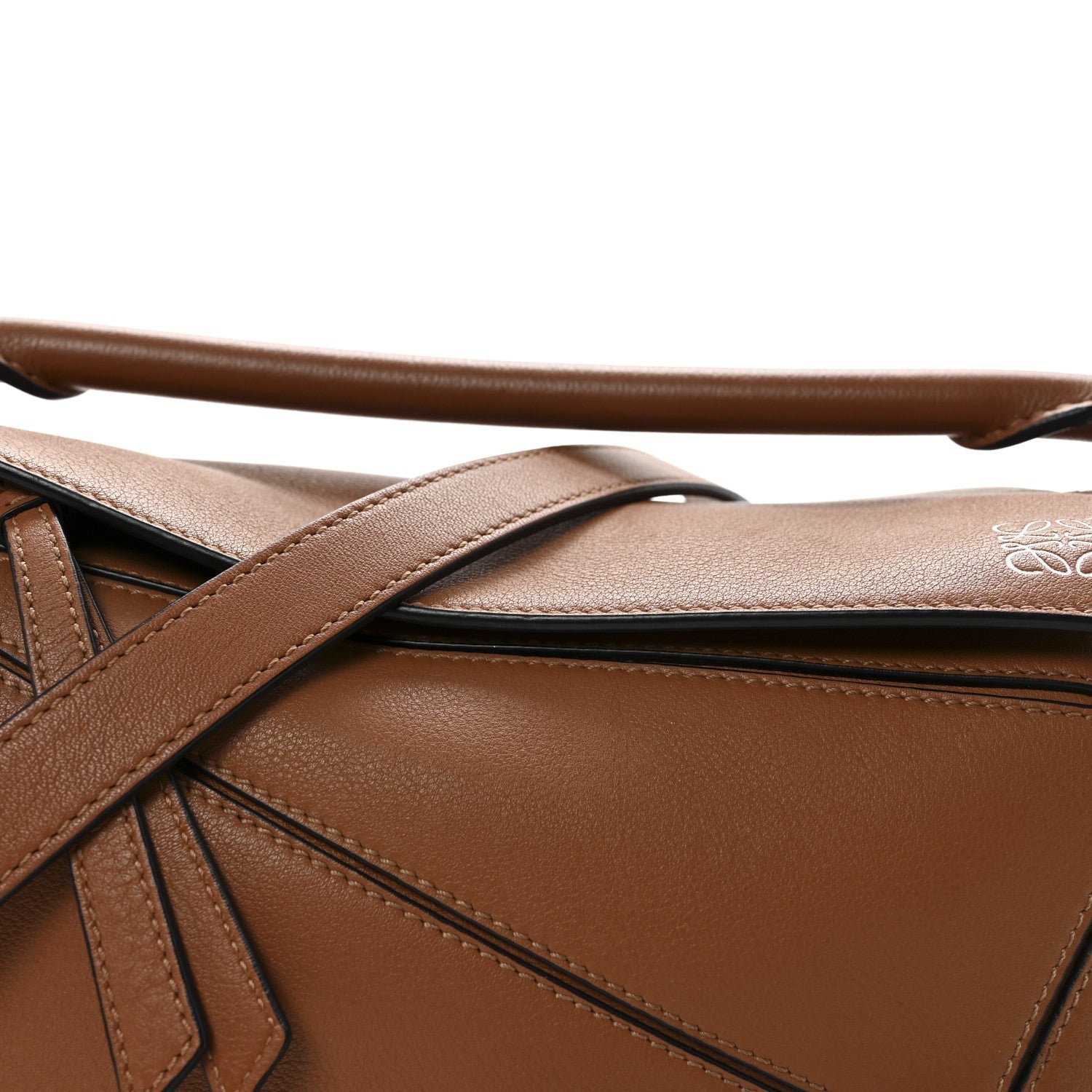 Calfskin Small Puzzle Bag Tan