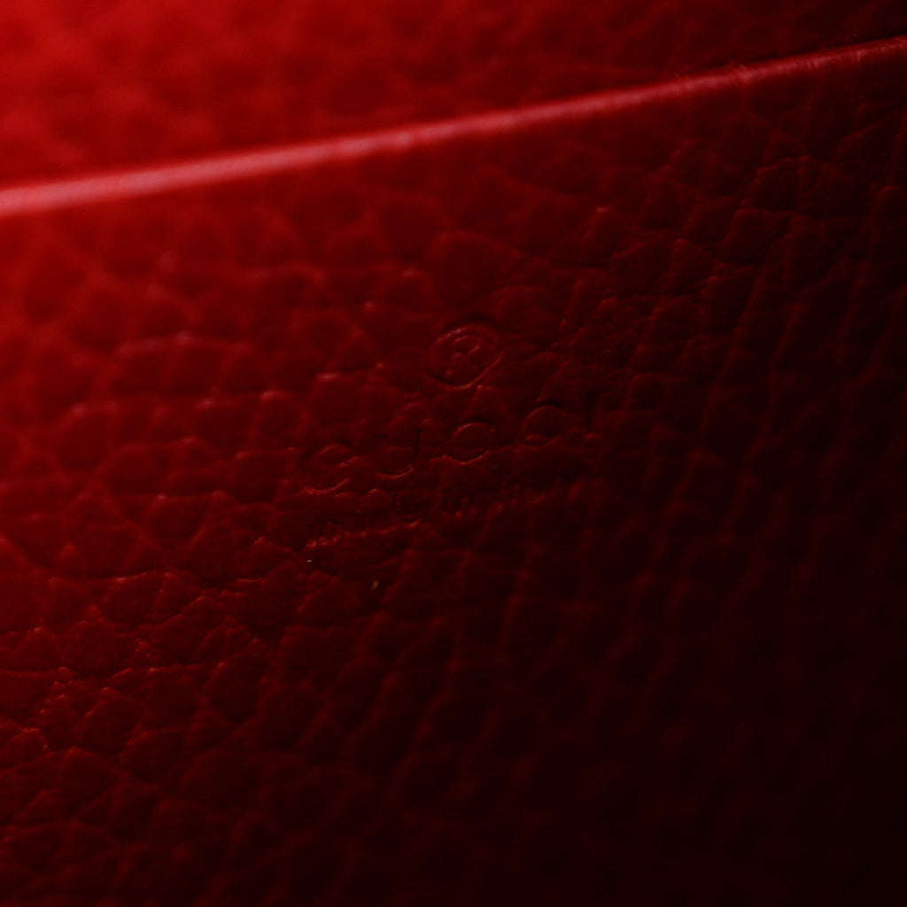 Calfskin Mini Dionysus Chain Wallet Hibiscus Red