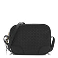 Microguccissima Mini Bree Messenger Bag Black
