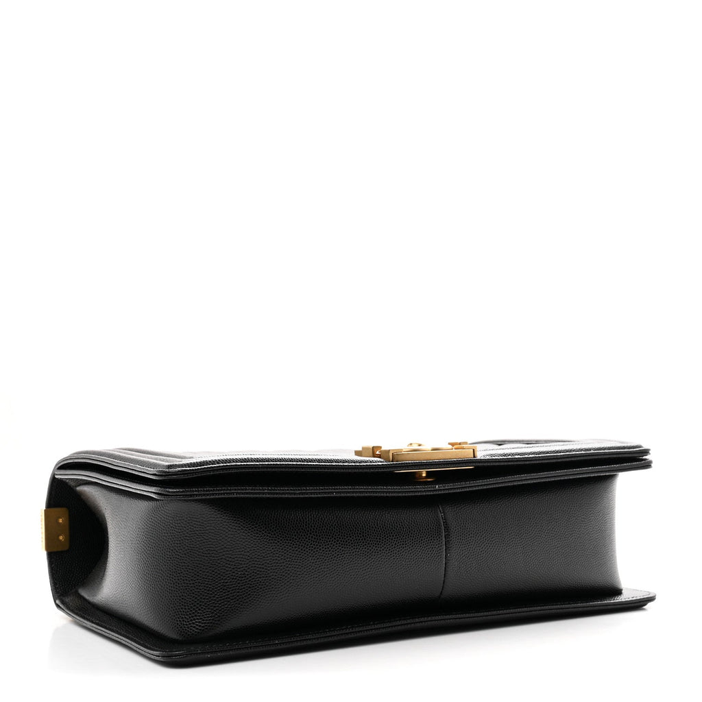 Caviar Quilted New Medium Boy Flap Black
