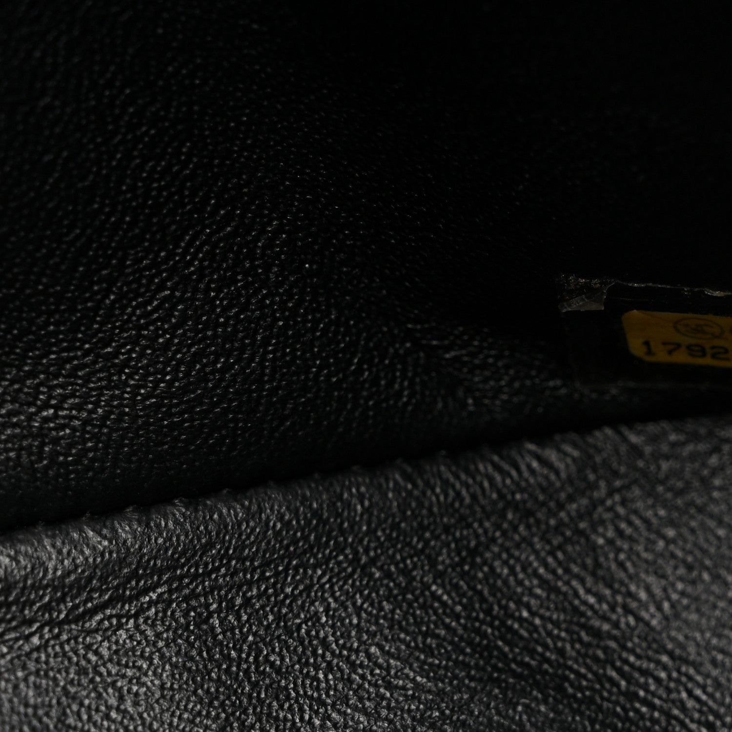 Patent Calfskin Quilted Mini Rectangular Flap Black