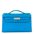 Swift Kelly Pochette Clutch Bleu Frida