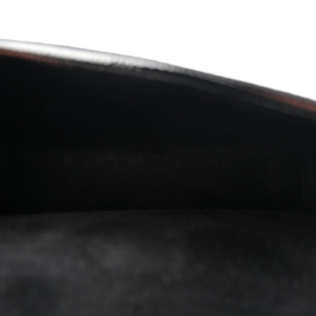 Crinkled Patent Super Mini Dionysus Shoulder Bag Black