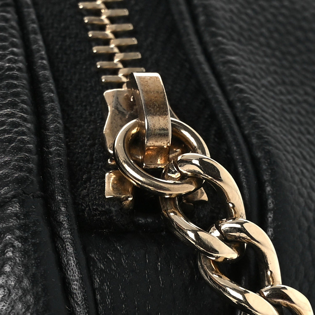 Caviar Quilted Business Affinity Waist Belt Bag Black