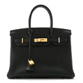 Togo Birkin 30 Black