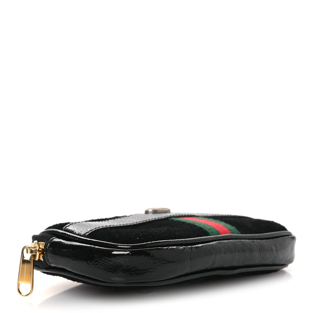Suede Patent Ophidia Belted iPhone Case 85 34 Black
