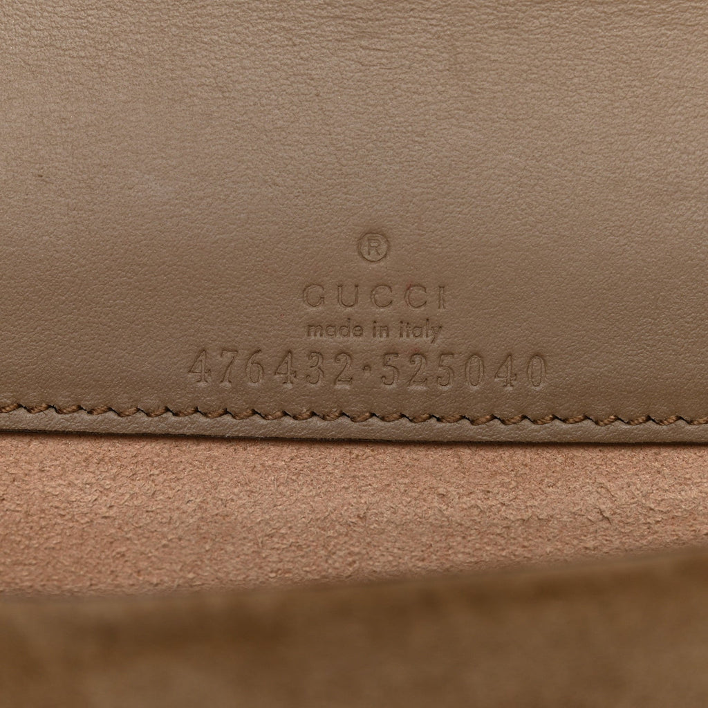 GG Supreme Monogram Super Mini Dionysus Shoulder Bag Taupe