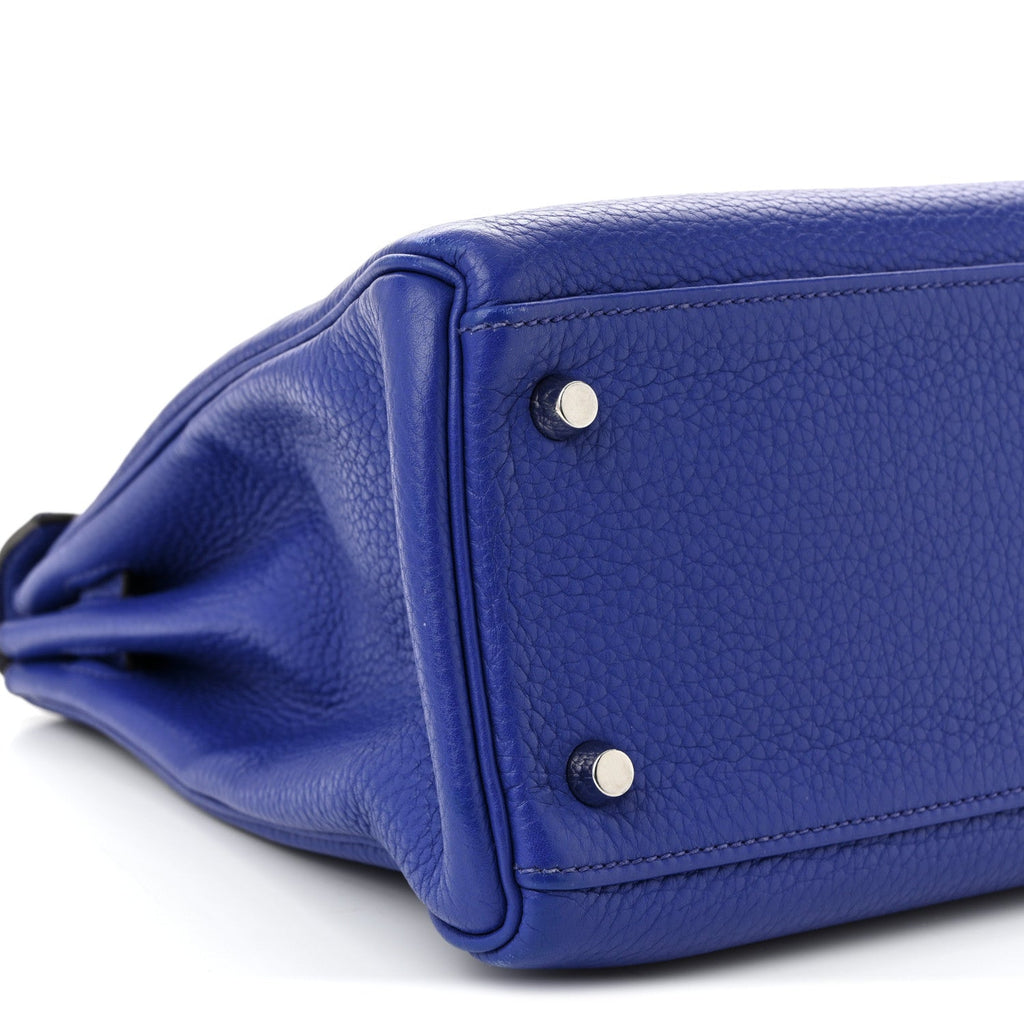 Taurillon Clemence Kelly Retourne 32 Bleu Electrique
