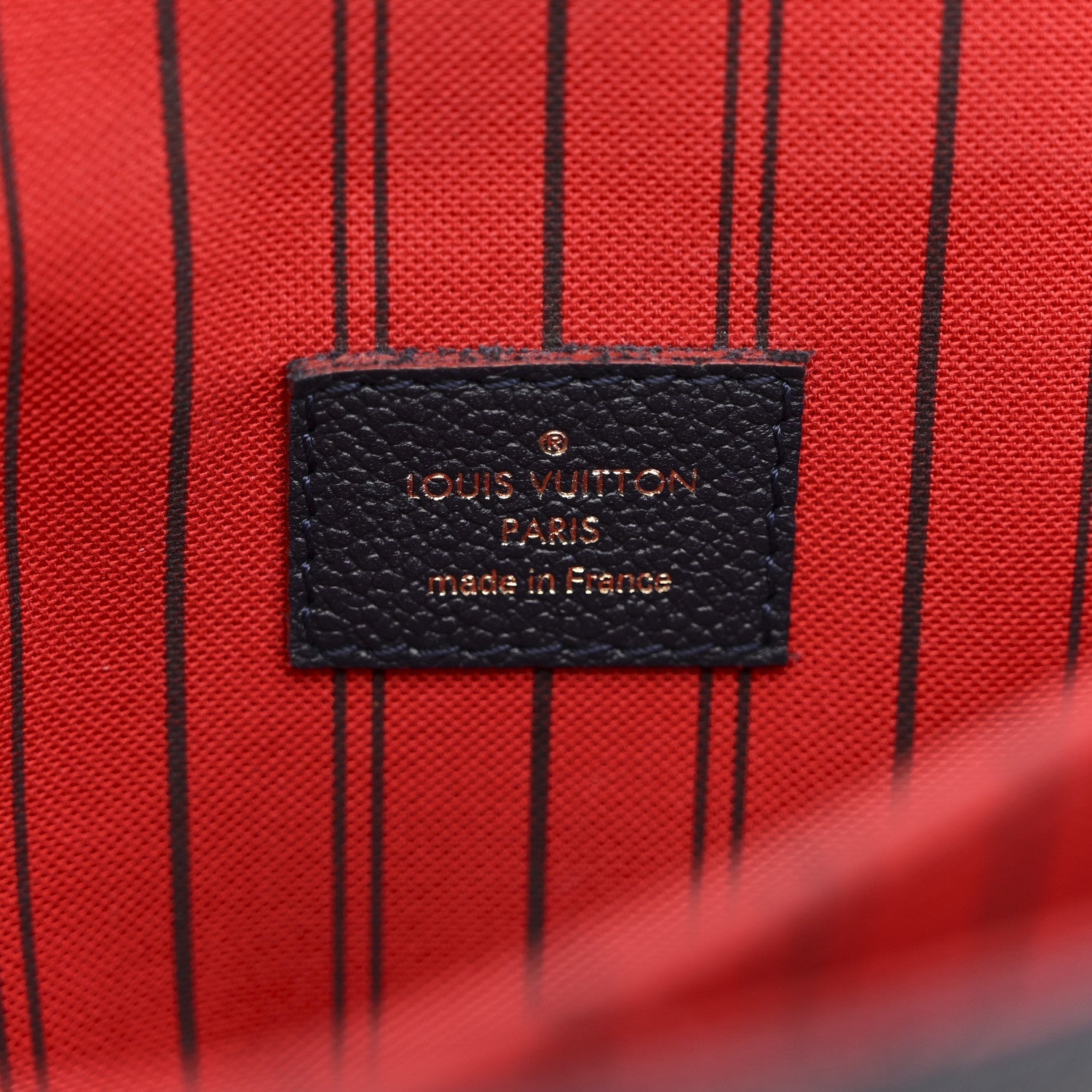 Empreinte Pochette Metis Marine Rouge