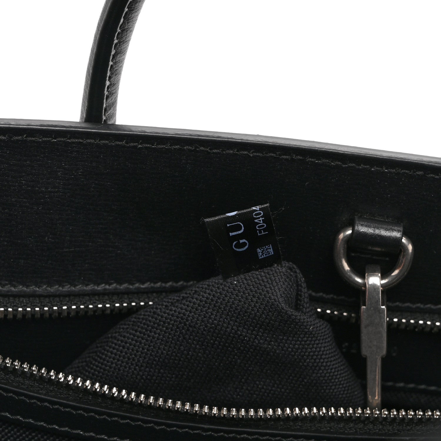 GG Supreme Monogram Azalea Calfskin Medium Retro Interlocking G Vertical Tote Bag Black