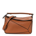 Calfskin Small Puzzle Bag Tan