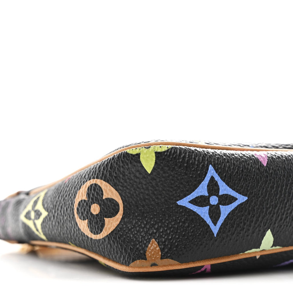 Monogram Multicolor Pochette Accessories Black