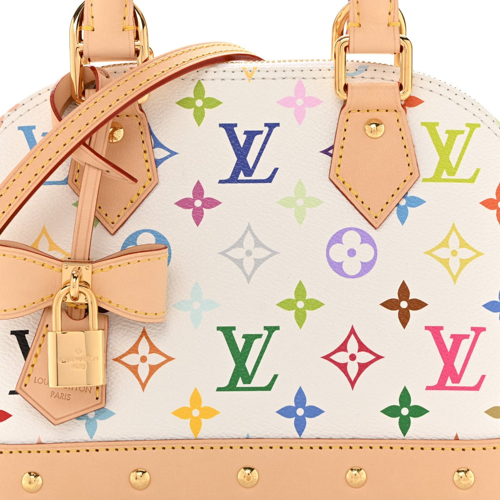 LV x TM Monogram Multicolor Alma BB White