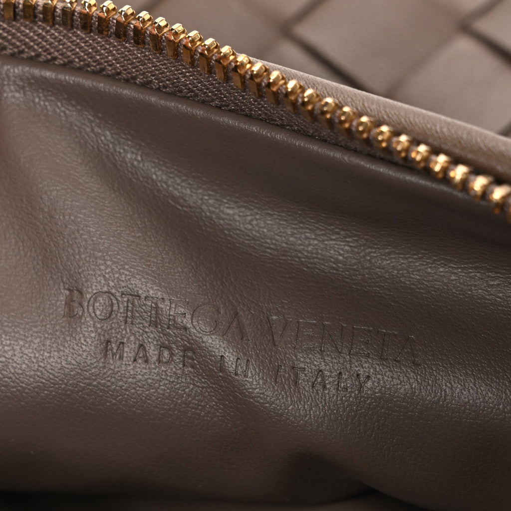 Nappa Intrecciato Mini Jodie Dark Taupe