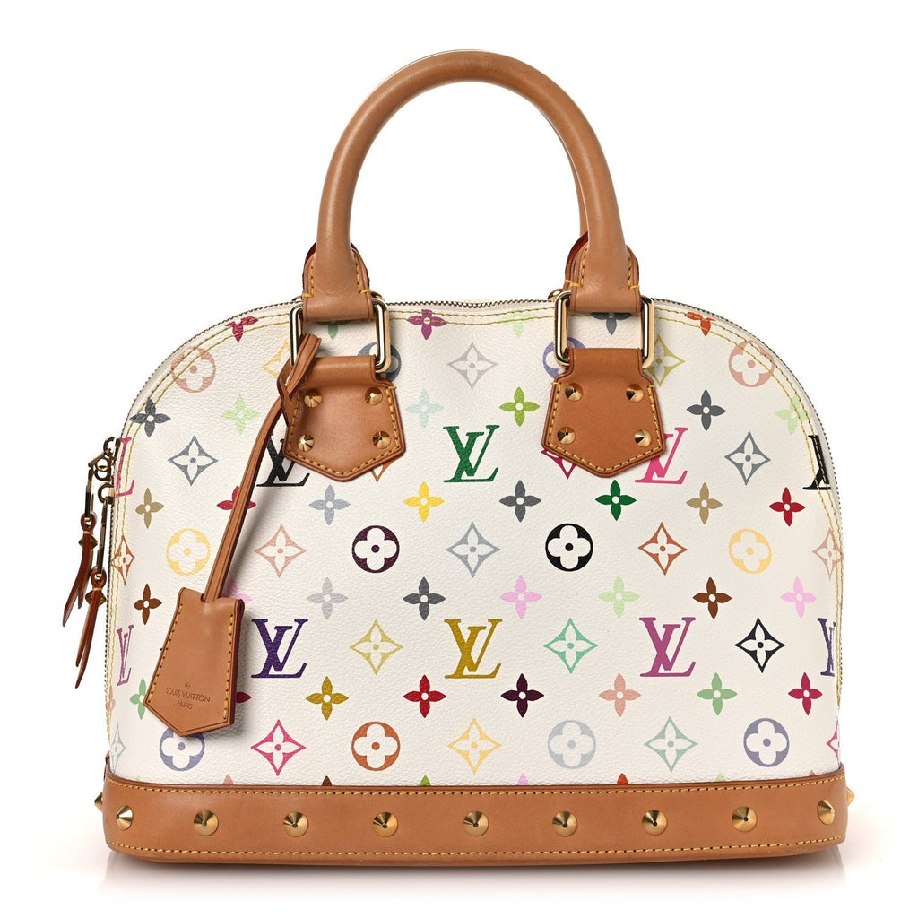 Monogram Multicolor Alma PM White