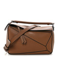 Calfskin Small Puzzle Bag Tan