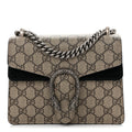 GG Supreme Monogram Mini Dionysus Shoulder Bag Black