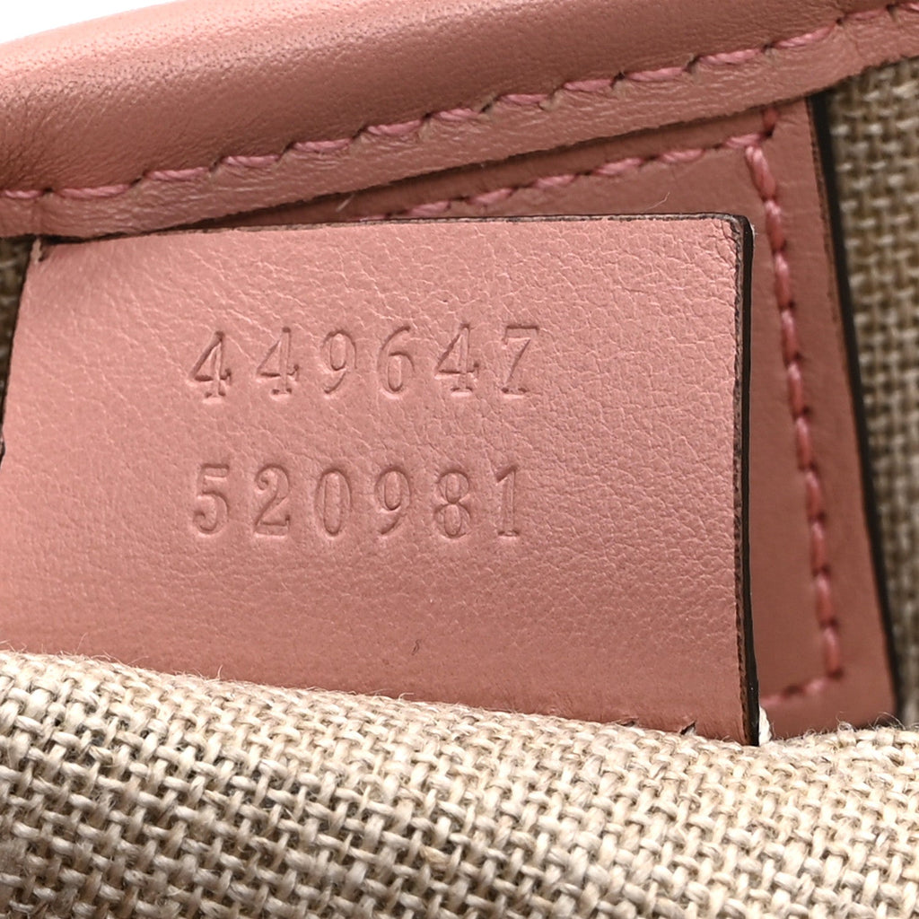 Microguccissima Medium Joy Tote Soft Pink