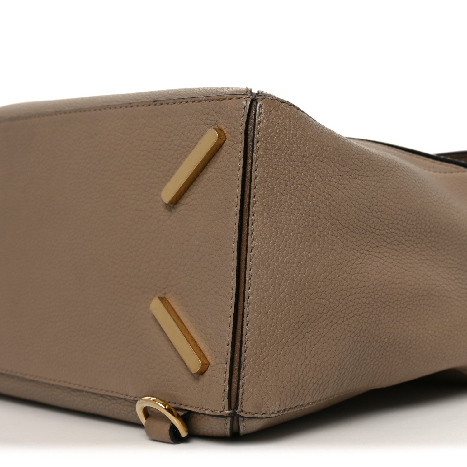 Grained Calfskin Medium Puzzle Bag Sand Mink
