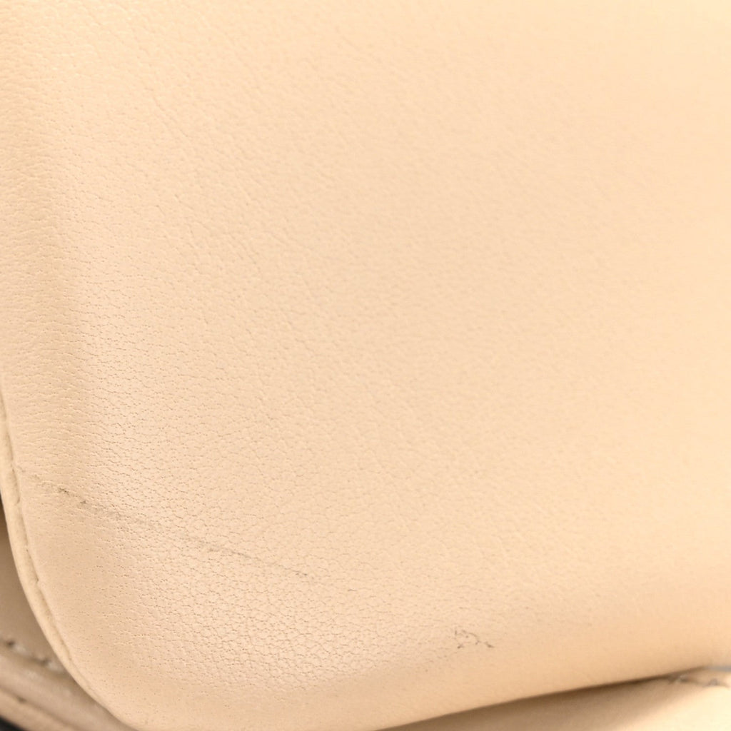 Lambskin Quilted Medium Chanel 19 Flap Beige