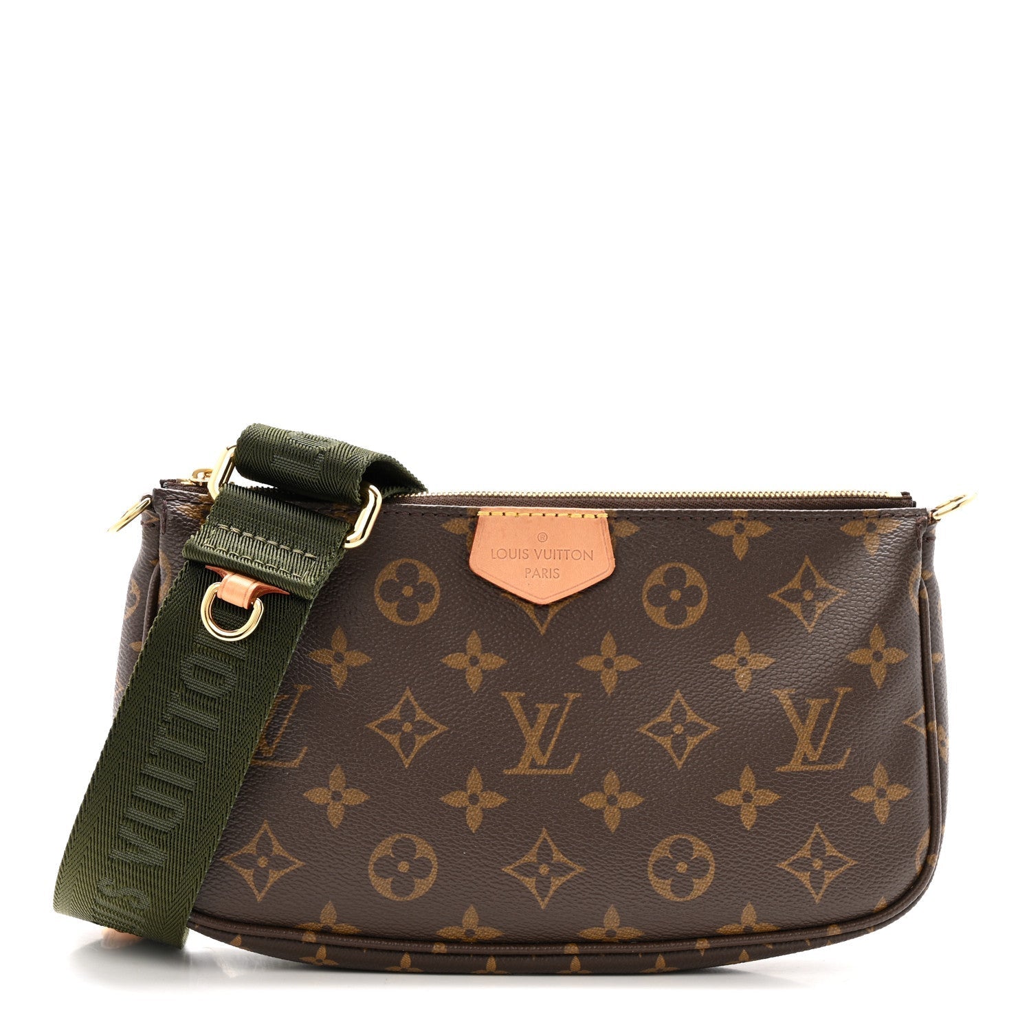 Monogram Multi Pochette Accessories Large Pochette Kaki
