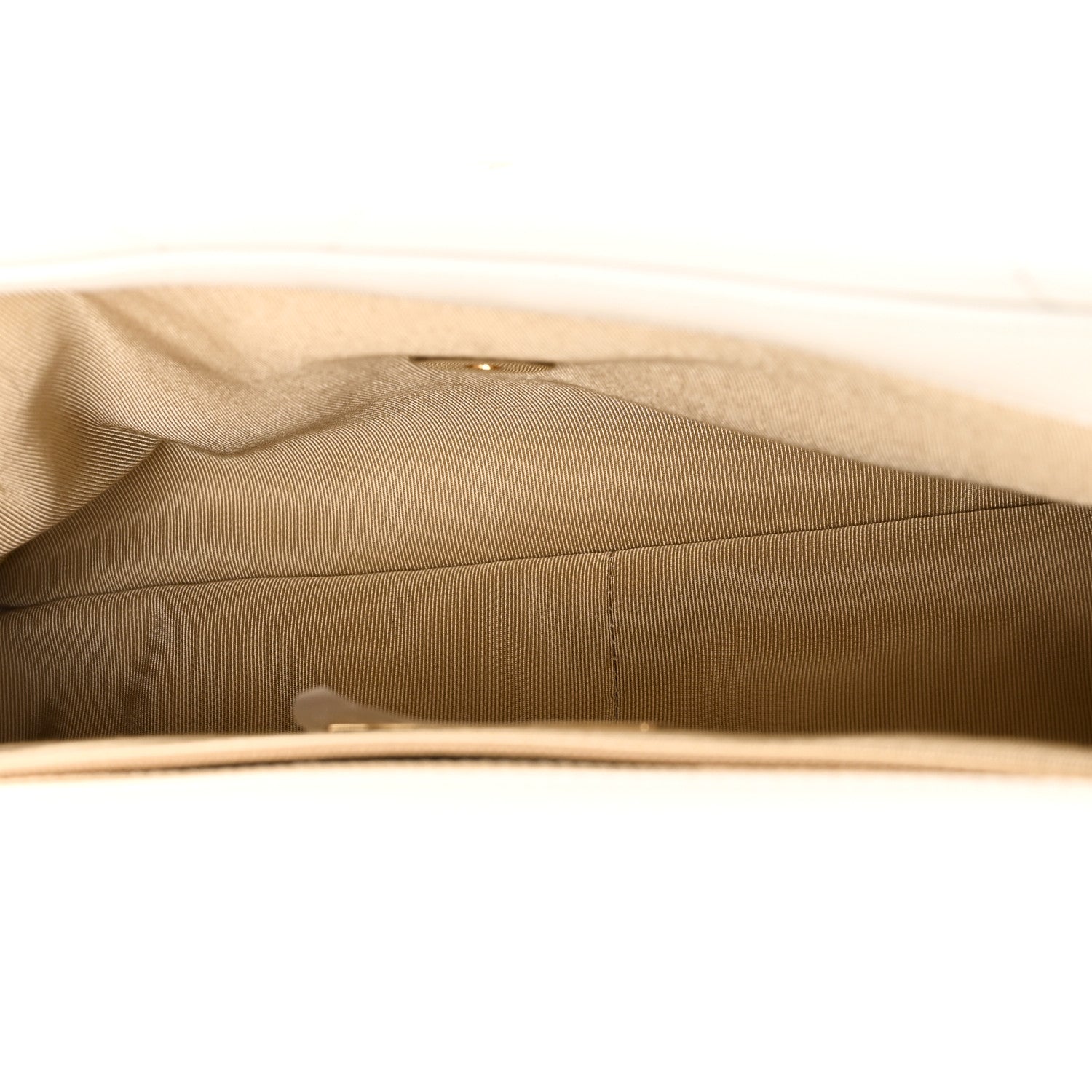 Goatskin Quilted Medium Chanel 19 Flap White