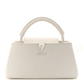 Taurillon Capucines East West MM Optic White