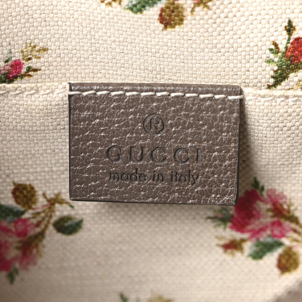 GG Supreme Monogram Web Neo Vintage Shoulder Bag Beige New Acero Crop