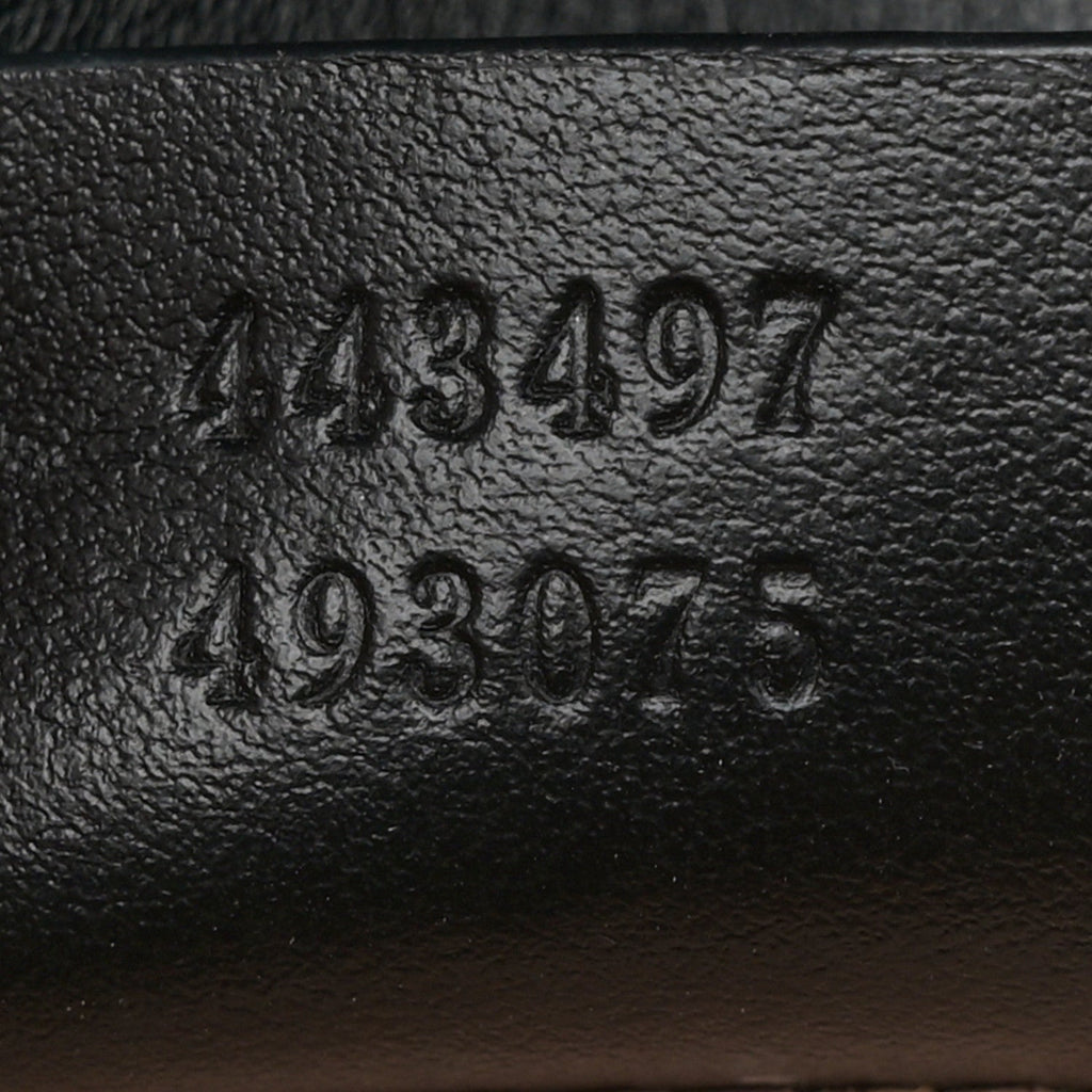 Calfskin Matelasse Small GG Marmont Shoulder Bag Black