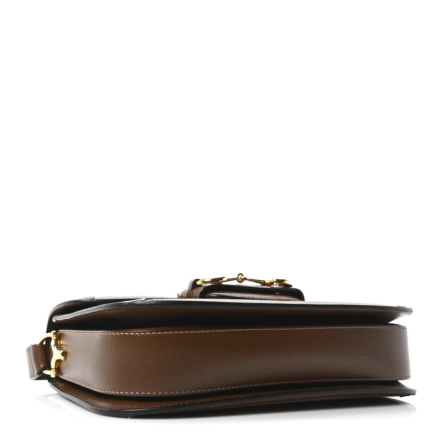GG Supreme Monogram Horsebit 1955 Shoulder Bag Beige Brown Sugar