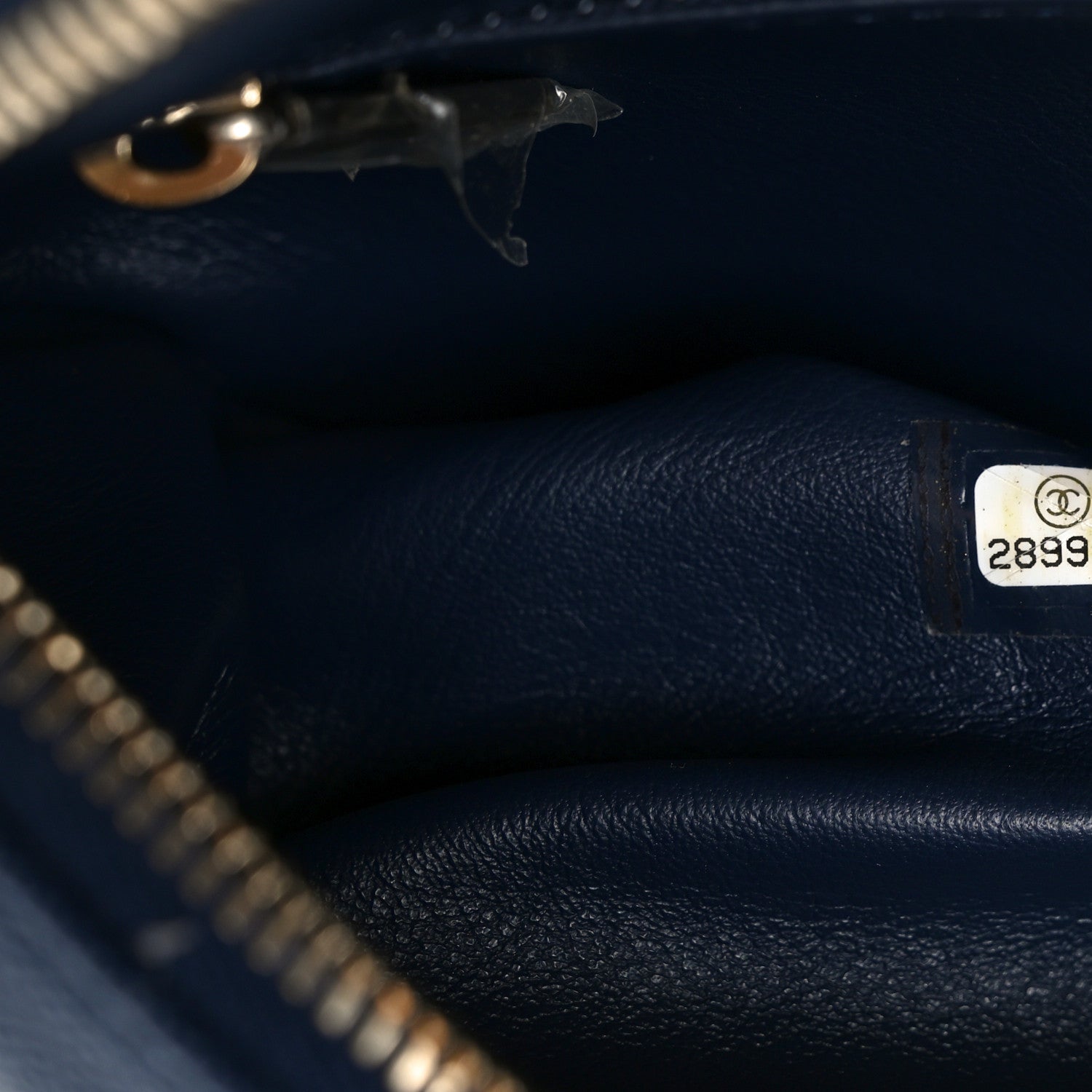 Caviar Quilted Filigree Waist Bag Blue