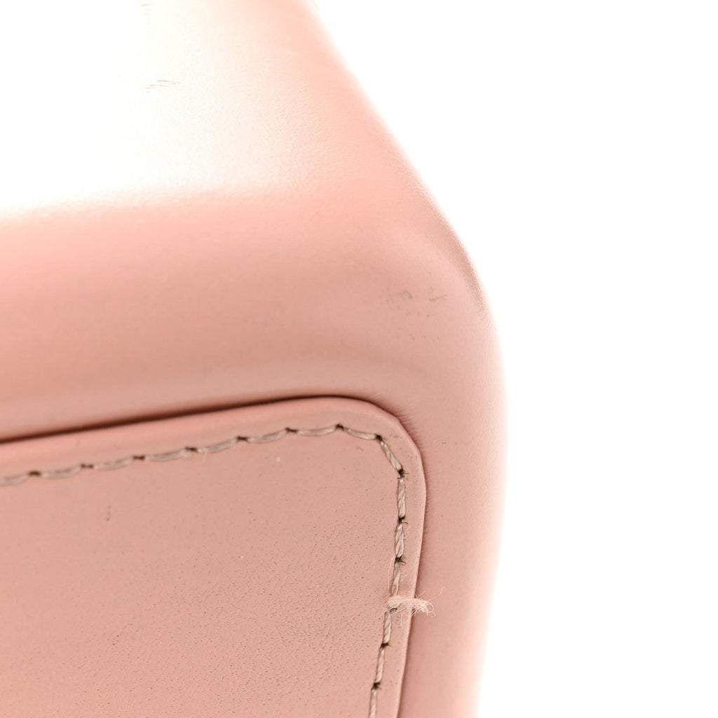 Aged Calfskin Quilted Small Gabrielle Backpack Pink