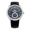 Stainless Steel Alligator 43mm Arceau Grande Lune Automatic Watch Bleu Abysse