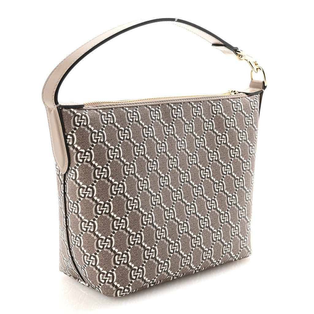 GG Shadow Monogram Super Mini Ophidia Shoulder Bag Taupe