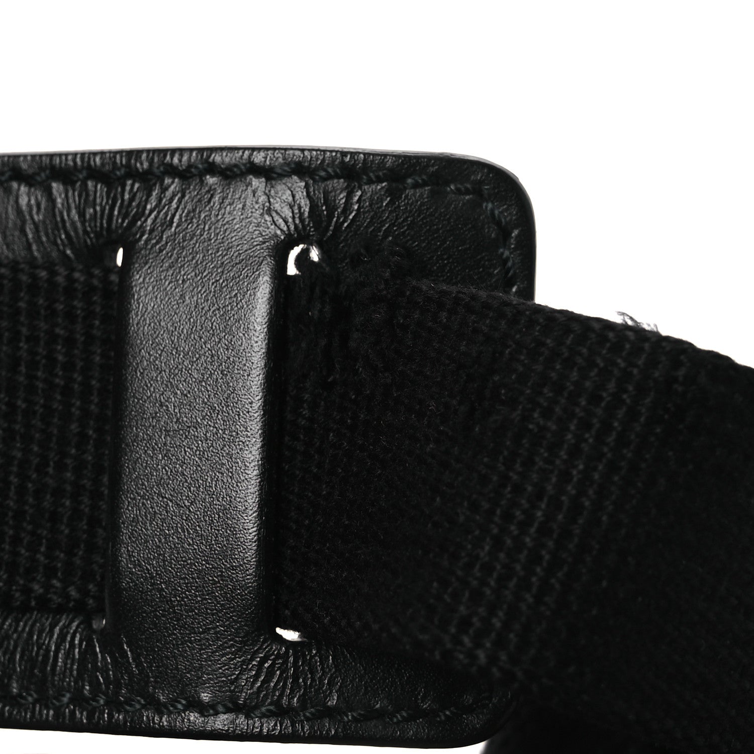 GG Supreme Monogram Flat Messenger Bag Black