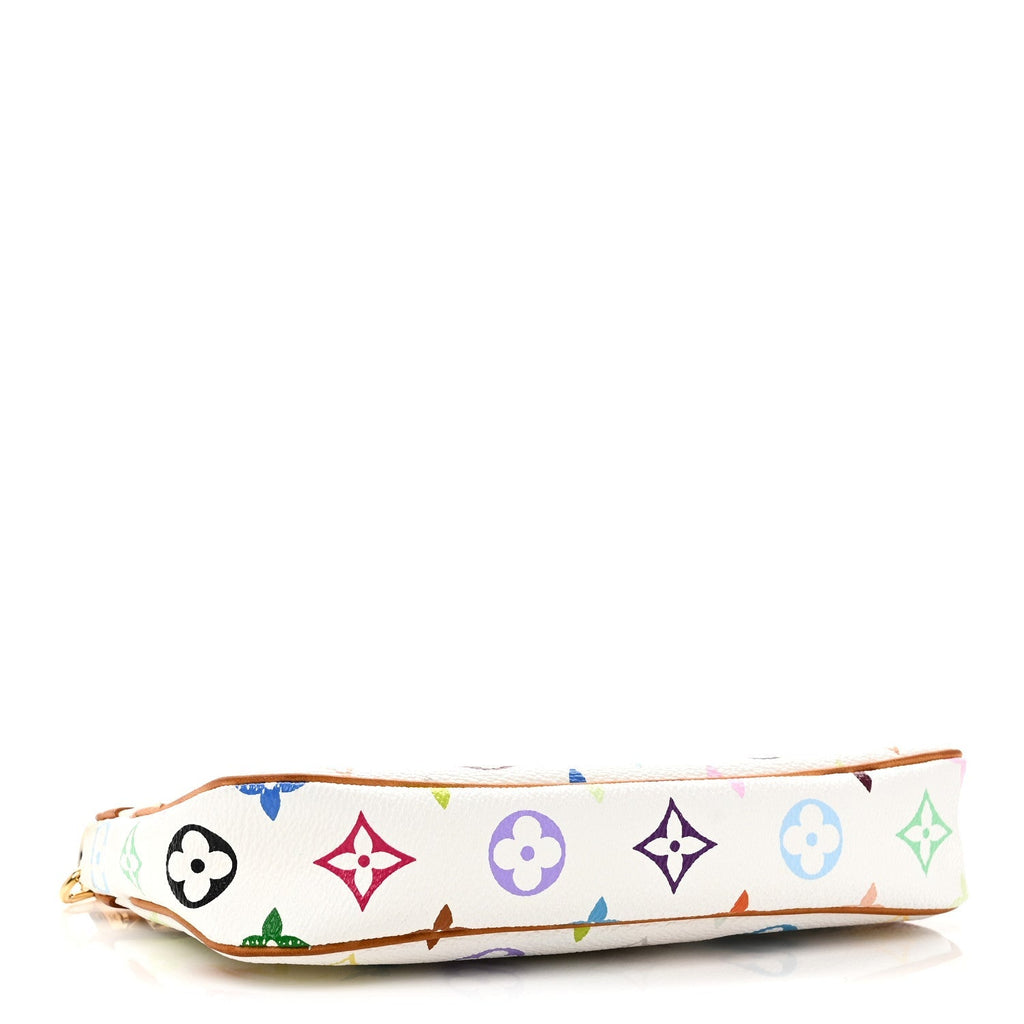 Monogram Multicolor Pochette Accessories White