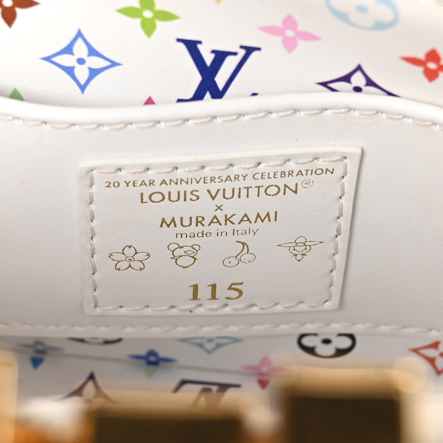 LV X TM Taurillon BB Capucines Blanc