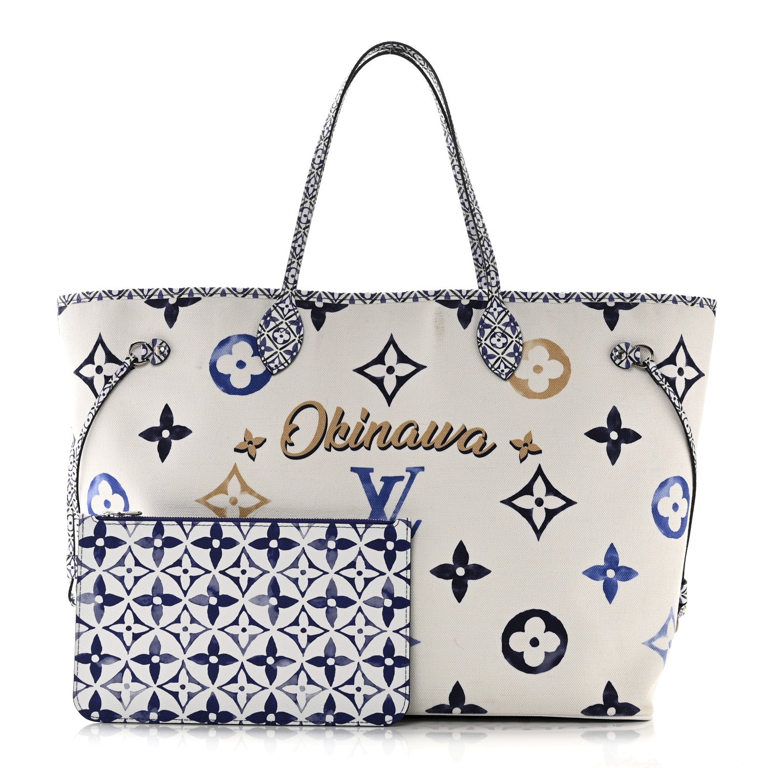 Monogram Canvas By The Pool Okinawa 2.0 Neverfull GM Blue