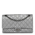 Metallic Aged Calfskin Quilted 2.55 Reissue 226 Flap Silver
