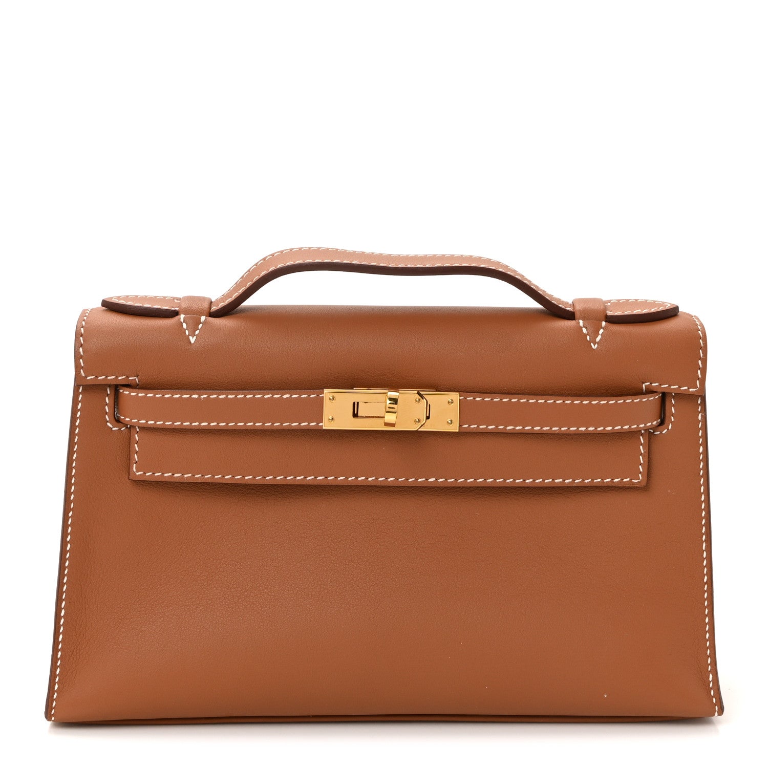 Swift Kelly Pochette Clutch Gold
