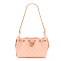 Caviar Quilted Mini Chanel 25 Handbag Light Pink